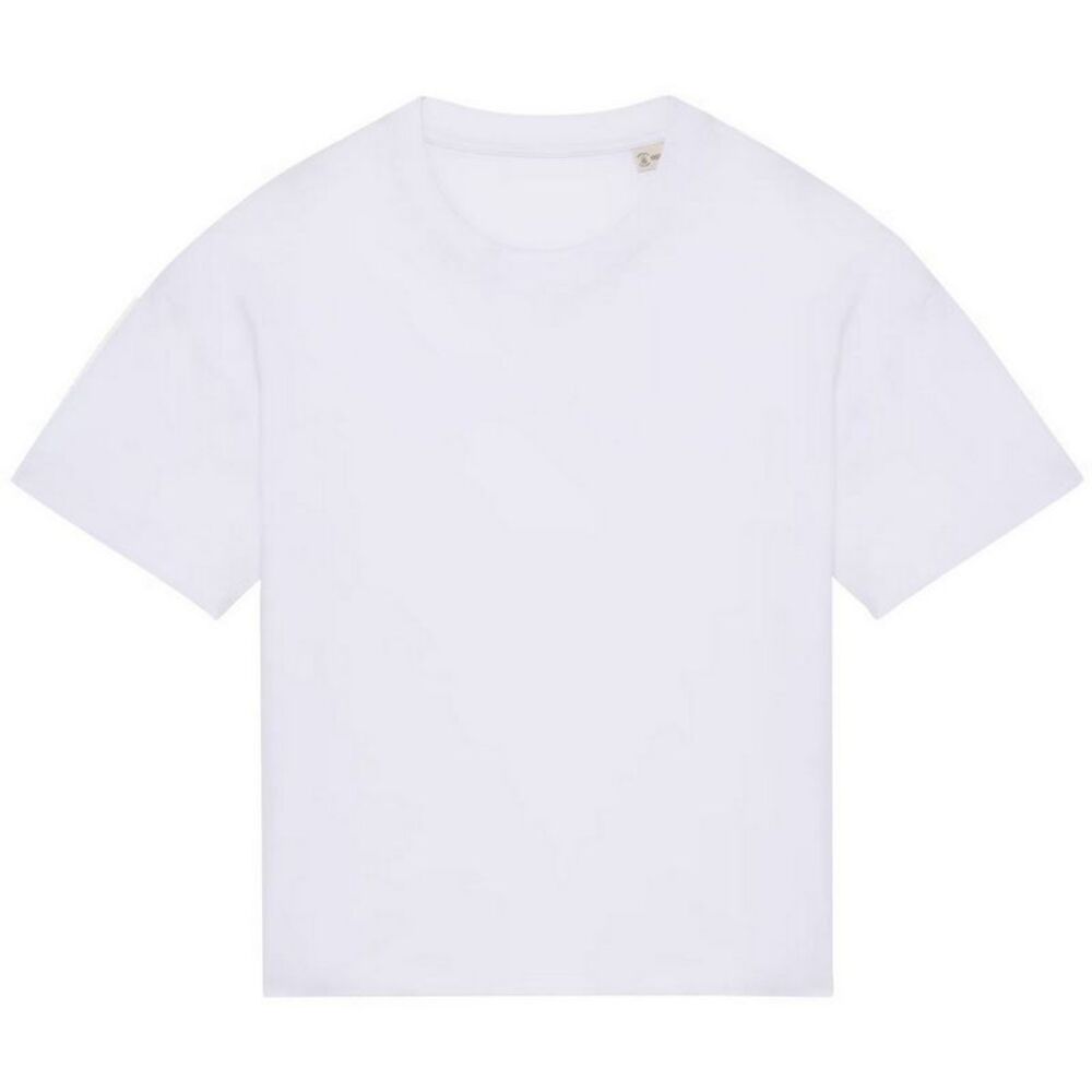 Native Spirit Womens/Ladies Oversized T-Shirt / White
